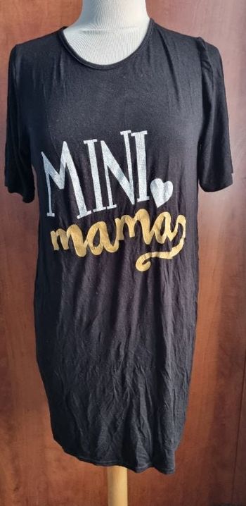 Robe de nuit de grossesse avec écriture taille 36