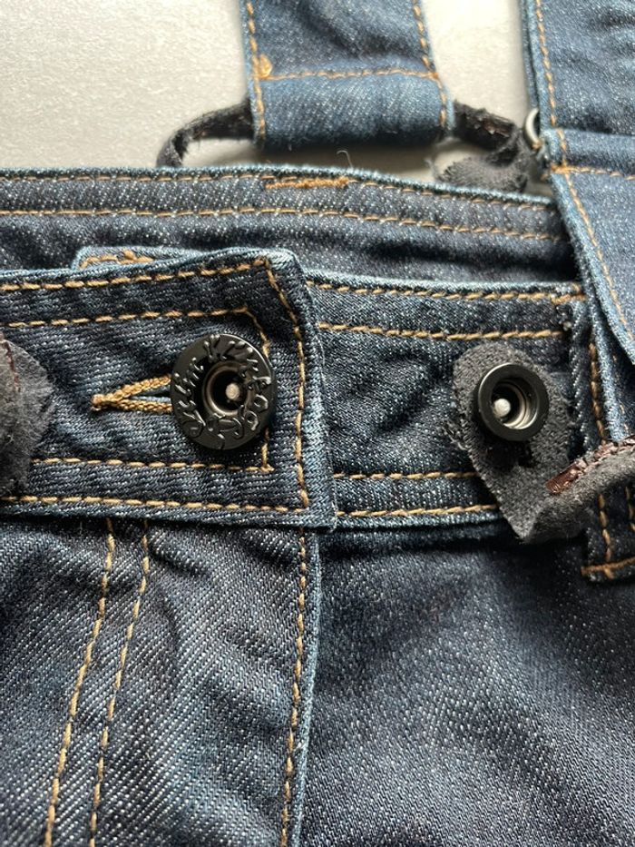 Salopette short en jean été - photo numéro 8