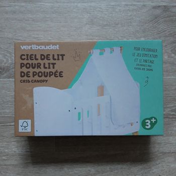Jouet ciel de lit pour lit de poupée Vertbaudet NEUF