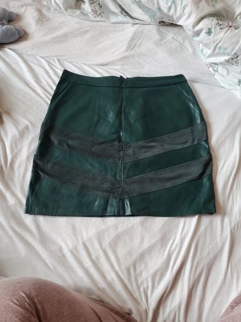 Mini jupe en cuir