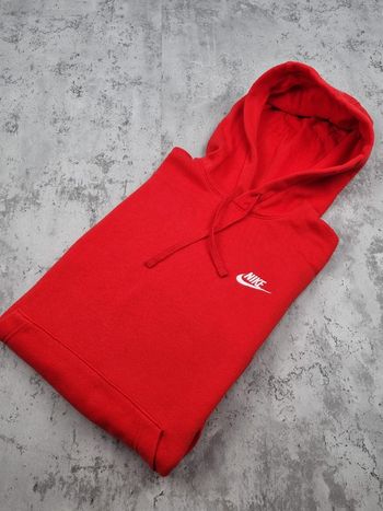 Pull à capuche Nike rouge – Taille S Hommes