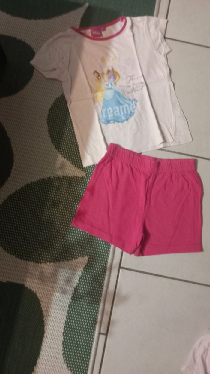 Pyjama pyjashort 2 p disney 6 ans fille - photo numéro 2