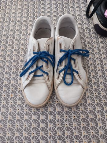 Basket lacet bleu