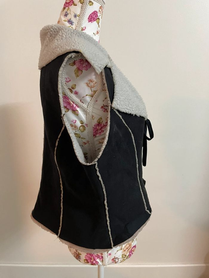 Veste sans manche intérieur moumoute - photo numéro 2