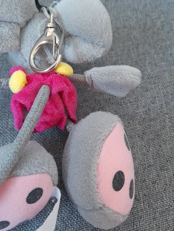 Peluche / doudou Diddl porte clés souris grise - photo numéro 11