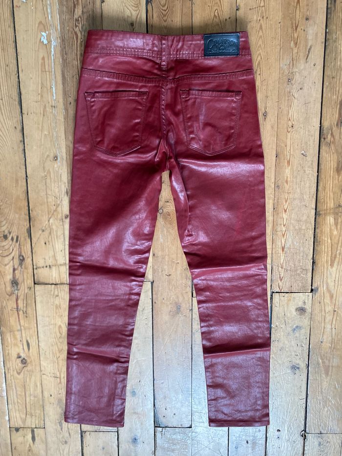 Pantalon jeans enduit bordeaux 14 ans Cimarron - photo numéro 2