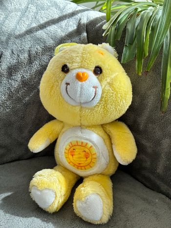Peluche bisounours vintage jaune 