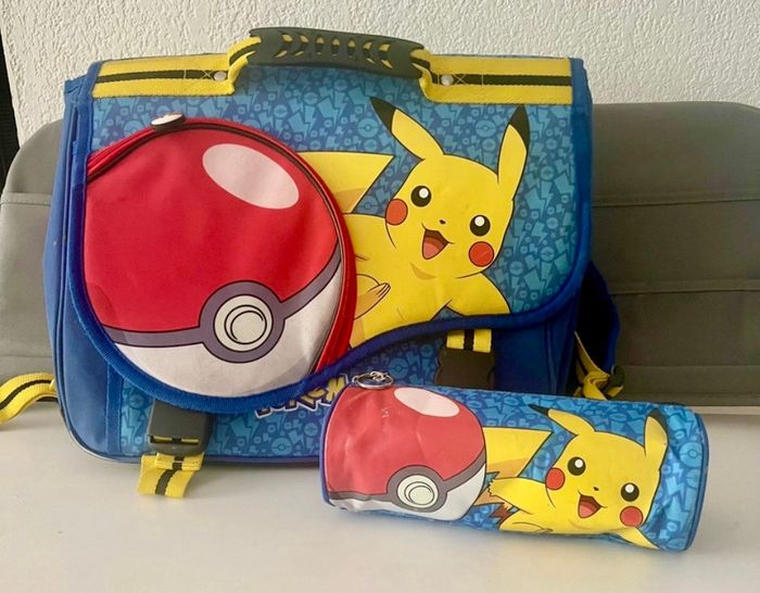 Cartable et trousse Pokémon - photo numéro 2