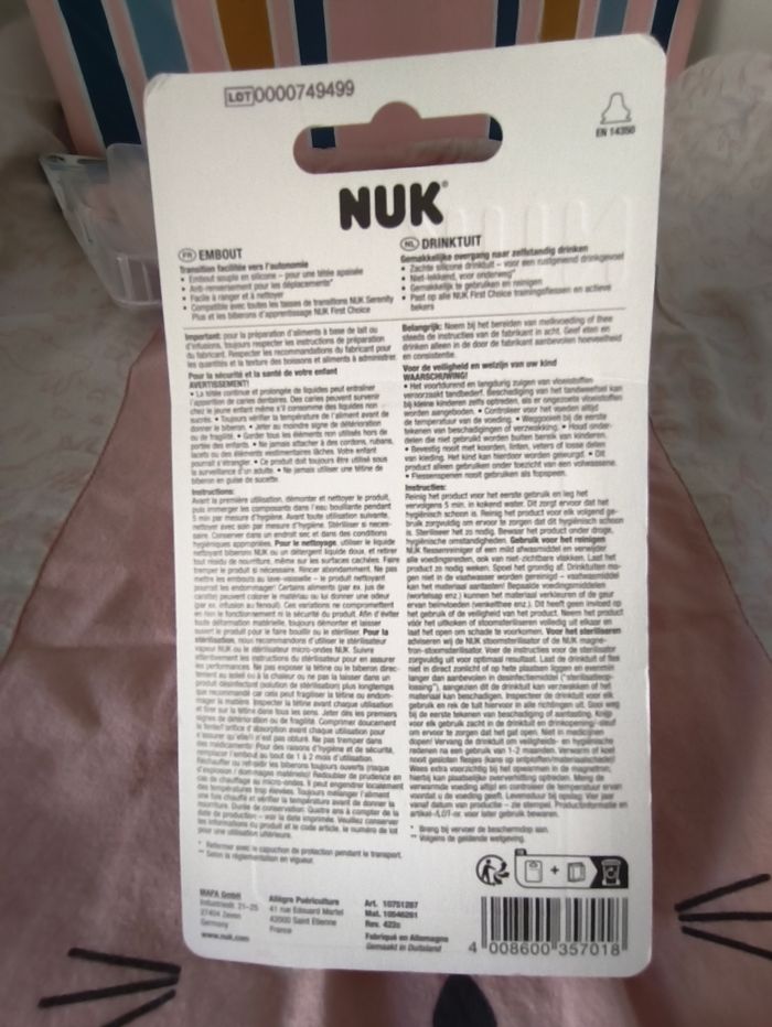 Tétines biberon nuk - photo numéro 3