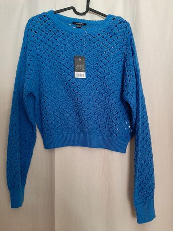 Pull fin maille ajourée Esmara neuf
