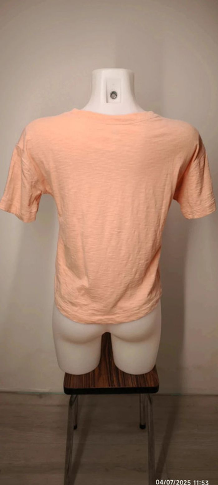T-shirt Gap Fille Taille XXL 160CM Rose pale - photo numéro 2