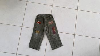 Pantalon garçon kaki 4 ans ch3