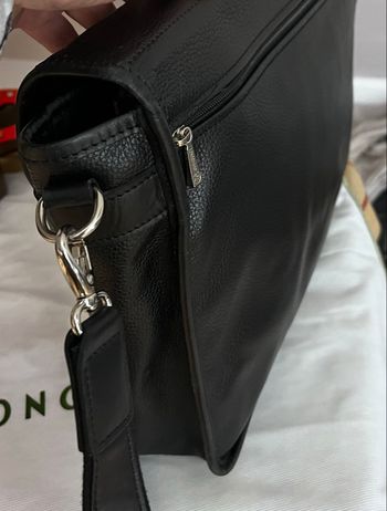 Sac longchamp cuir noir