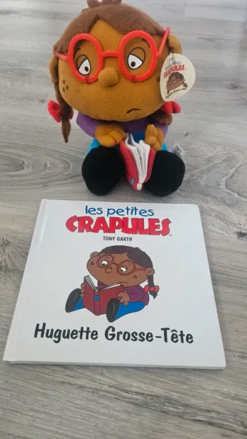 Livre huguette grosse tête les petites crapules