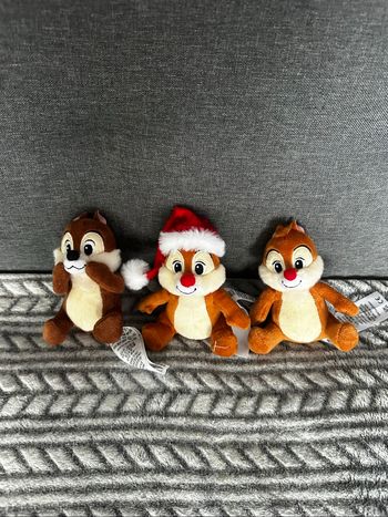 Lot de 3 peluches aimantées Disneyland Paris tic et tac Disney