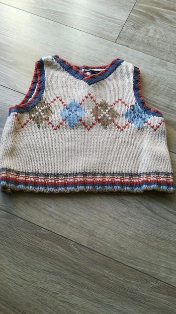 Pull sans manches 12 mois