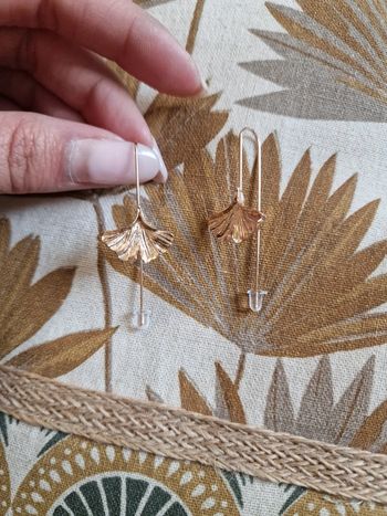 Boucle d'oreilles acier inoxydable