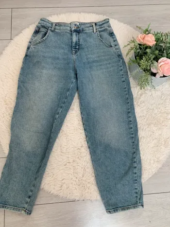 Jean large,bleu fille S