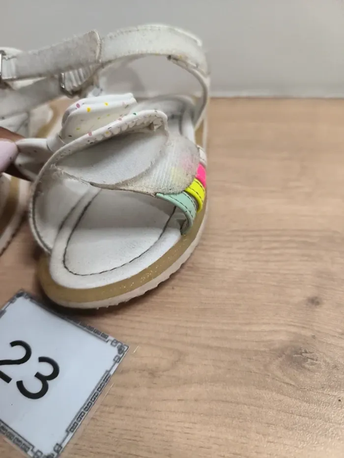 Sandalettes chaussure ouverte T23 - photo numéro 7