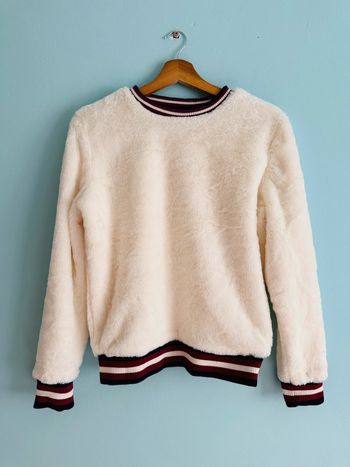 Pull polaire Pimkie blanc cassé