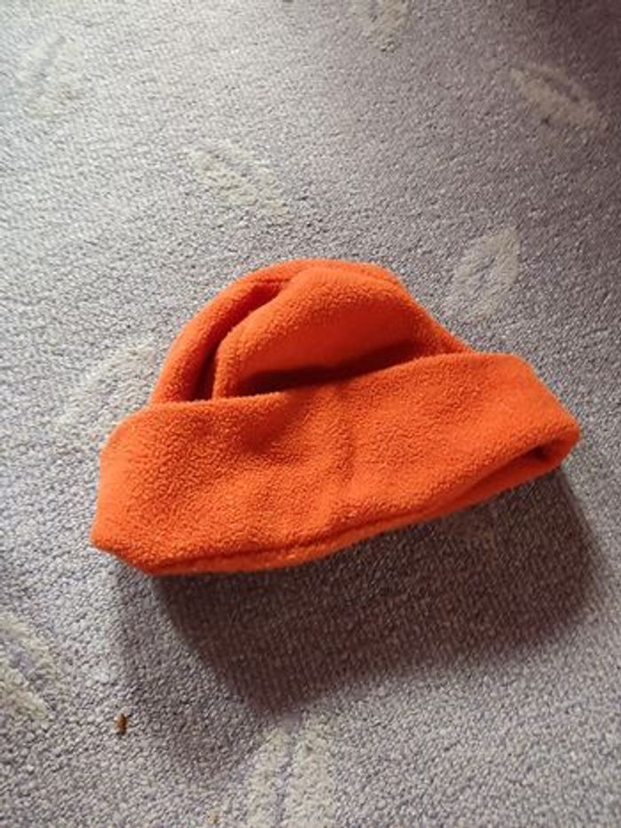 bonnet fille couleur rouille 6 ans