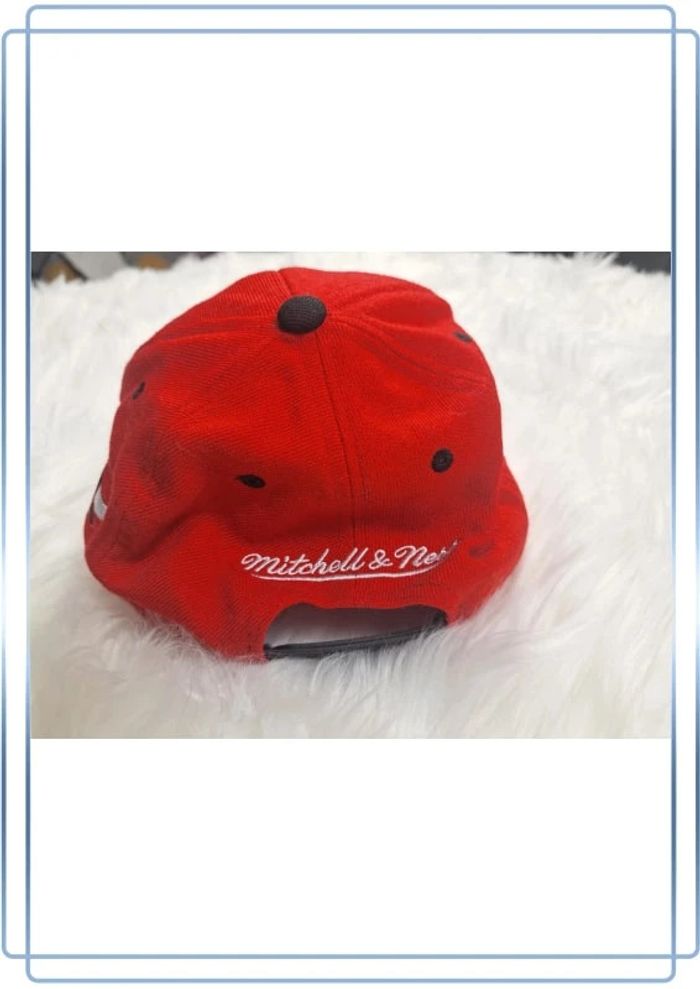Casquette mitchell and ness NBA chicago bulls / ajustable - brodé (440) - photo numéro 4