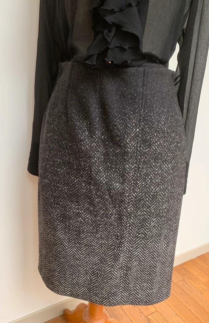 Jupe crayon en laine Devernois taille 46 - photo numéro 3