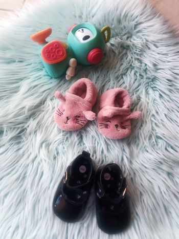 🐹 lot chaussures et chaussons 3 6 mois 15 16