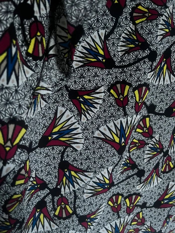 T-shirt léger motif wax - photo numéro 4