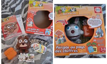 Lot de 2 jeux éducatif ANIMALIN