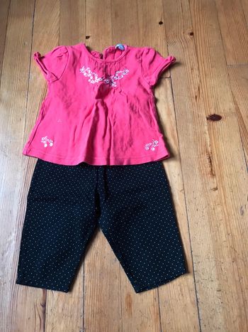 Ensemble tee-shirts pantalon à pois