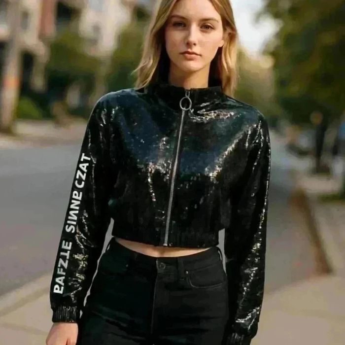 Blouson court bershka noir🌹 XS/34🌹
