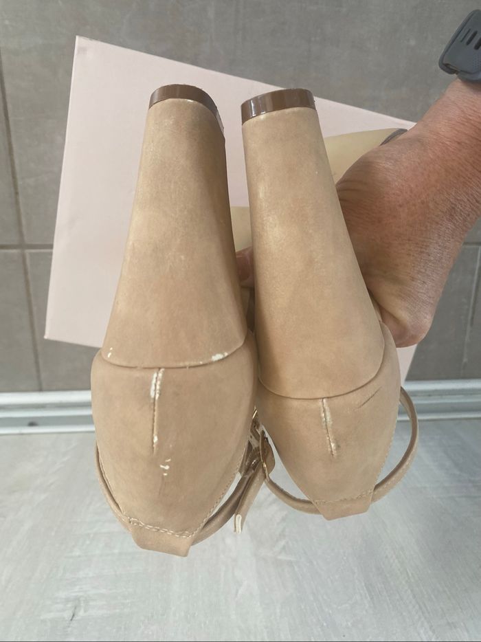 Chaussures à talons beige - photo numéro 9
