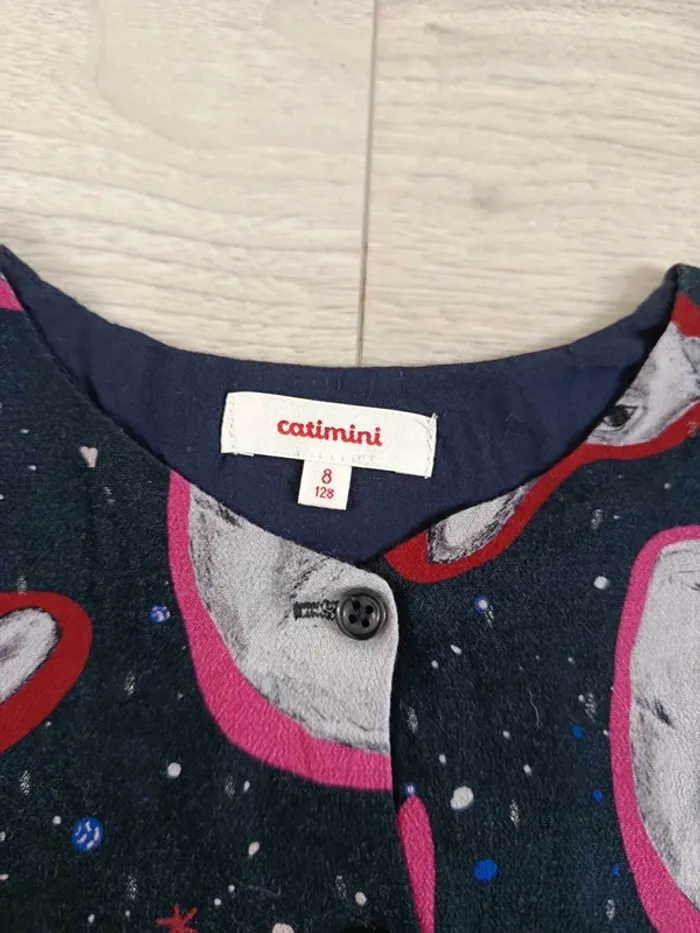 Robe manches longues Catimini taille 8 ans - photo numéro 2