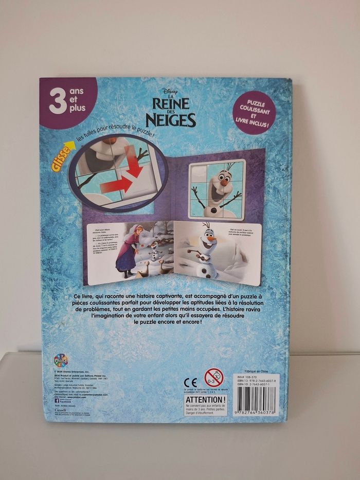Livre taquin La Reine des Neiges Disney - photo numéro 4