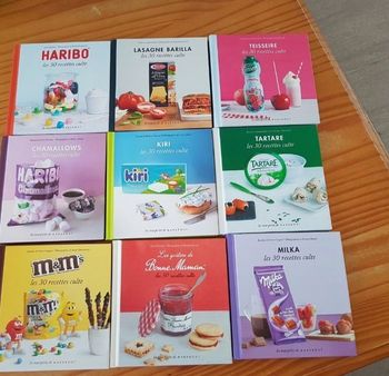 Lot 9 livres cuisine