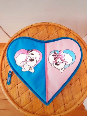 Trousse coeur rentrée des classes trefle Diddl diddlina