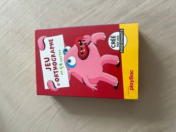 Jeux d'orthographe en 54 cartes / création playBac