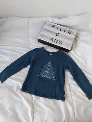 Tee-shirt manche longue fille 6 ans
