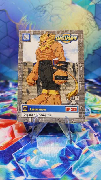 Carte Digimon Leomon 28/34 Édition Série TV