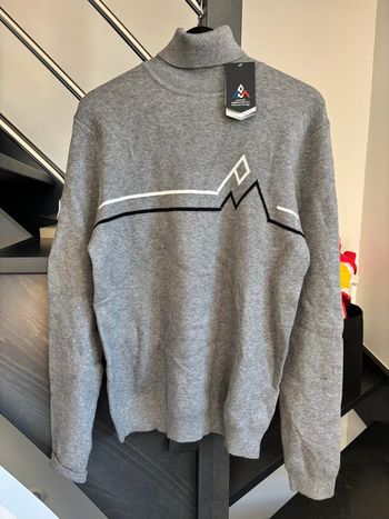 Pull col roulé homme