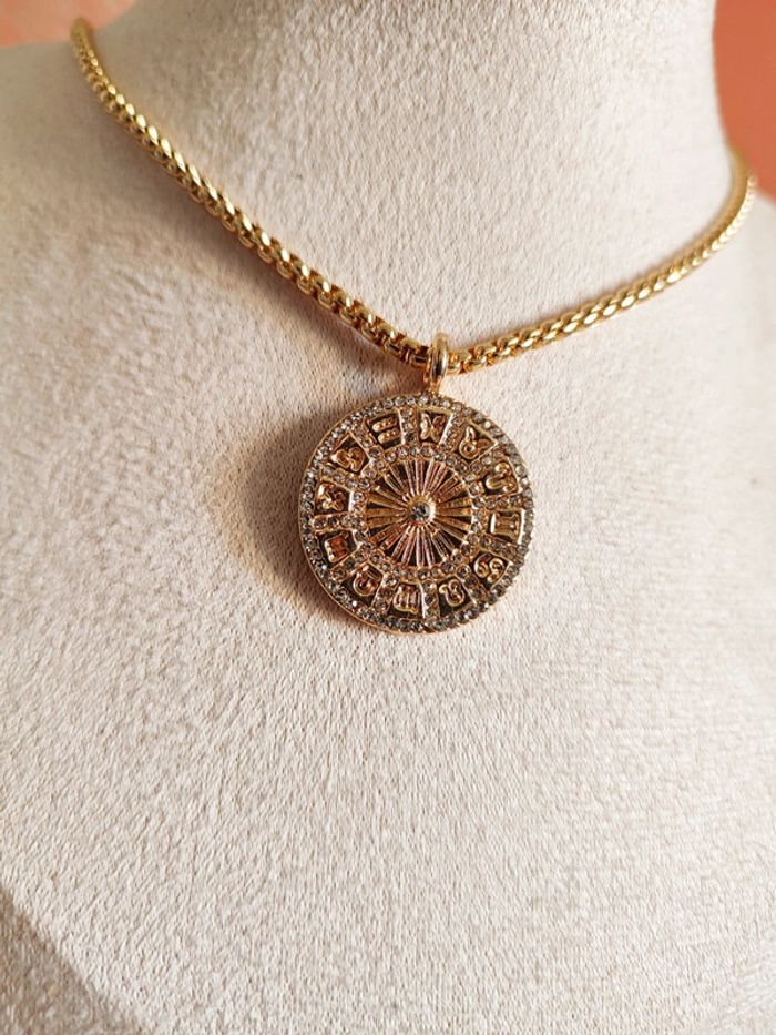 Collier double face signes astrologiques - photo numéro 4