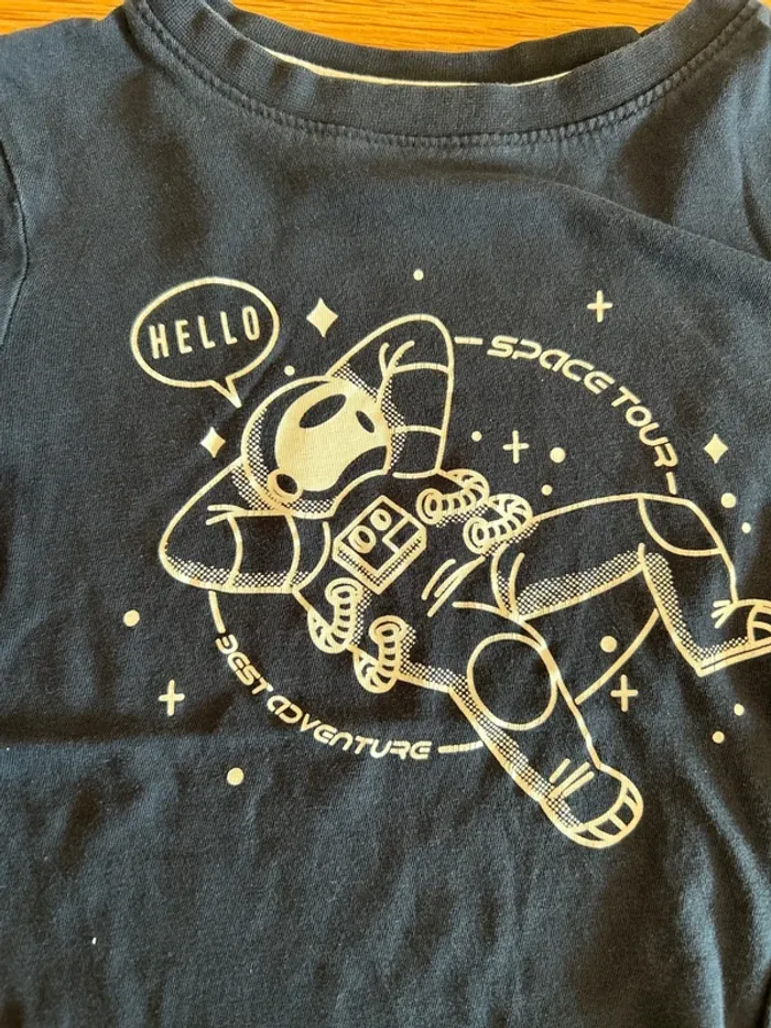 T-shirt manches longues Espace 6 ans - photo numéro 2