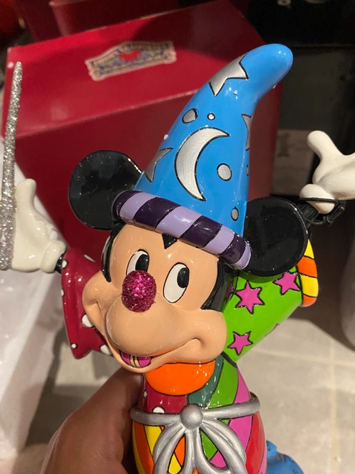Figurine disney britto mickey magicien - photo numéro 3