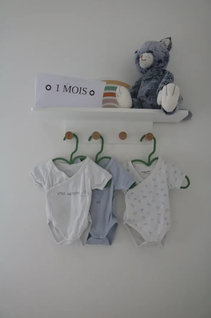 Lot bodies été garçon Vertbaudet 1 mois