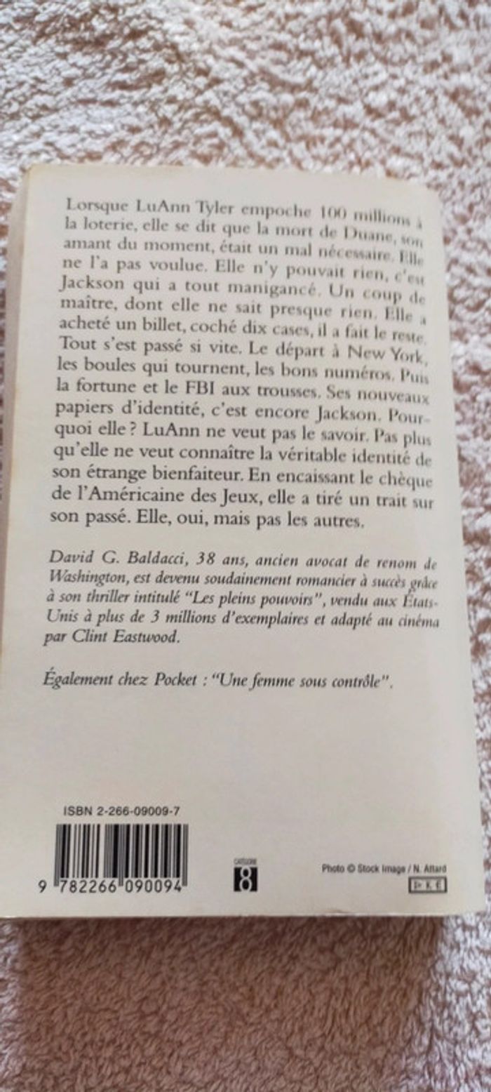 Une triche si parfaite de David G Baldacci - photo numéro 2