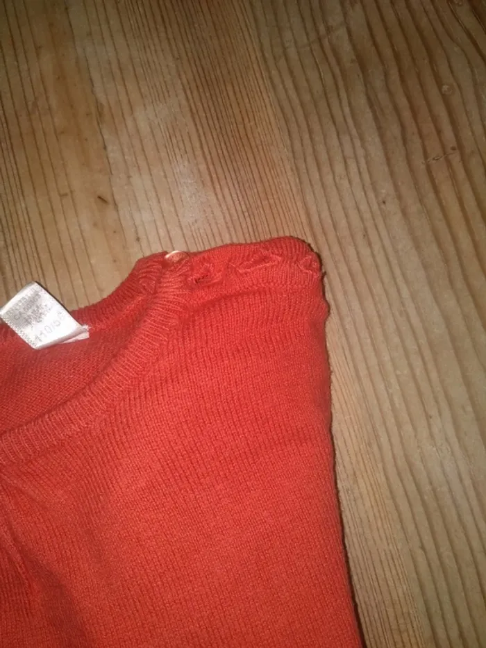Pull Fille Okaïdi Orange - photo numéro 3