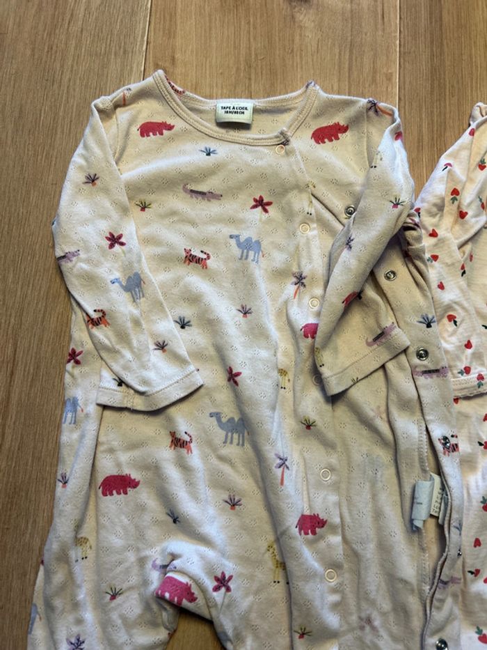 2 pijamas 80 cm - photo numéro 2