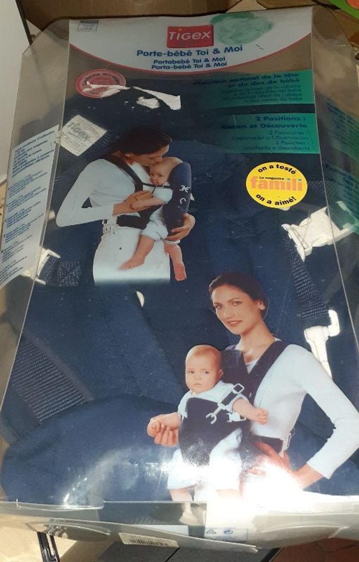 Porte bébé tigex en tissu