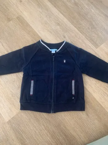 Gilet Obaïbi bleu marine – 12 mois (74 cm)
